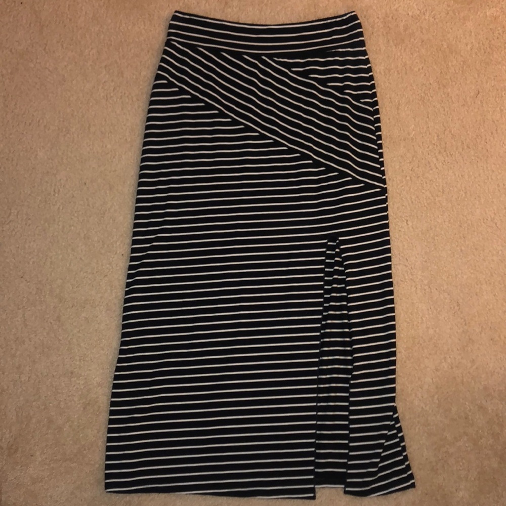 Mossimo Striped Maxi Skirt